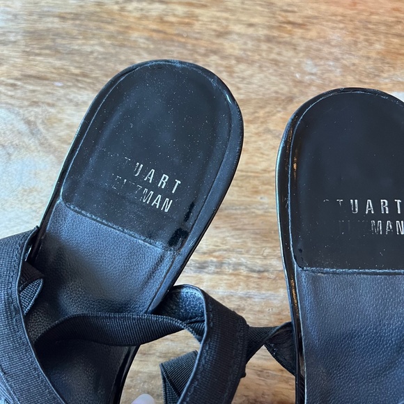 Stuart Weitzman Strappy Square Toe High Heel Sandals Size 7.5 - Picture 6 of 7